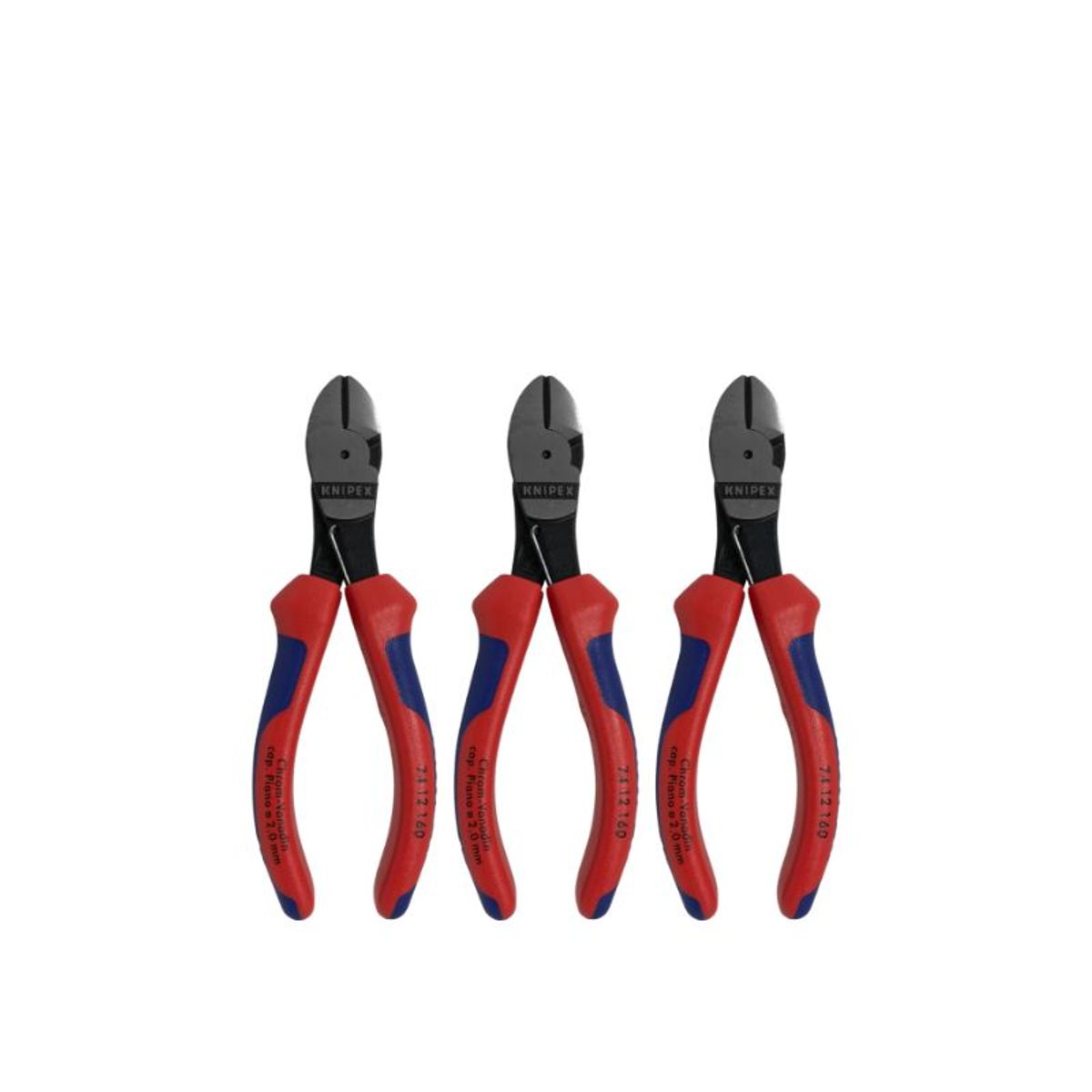 Knipex Kraftbidetang sæt, 3 stk. 74 02 160 i plastlomme