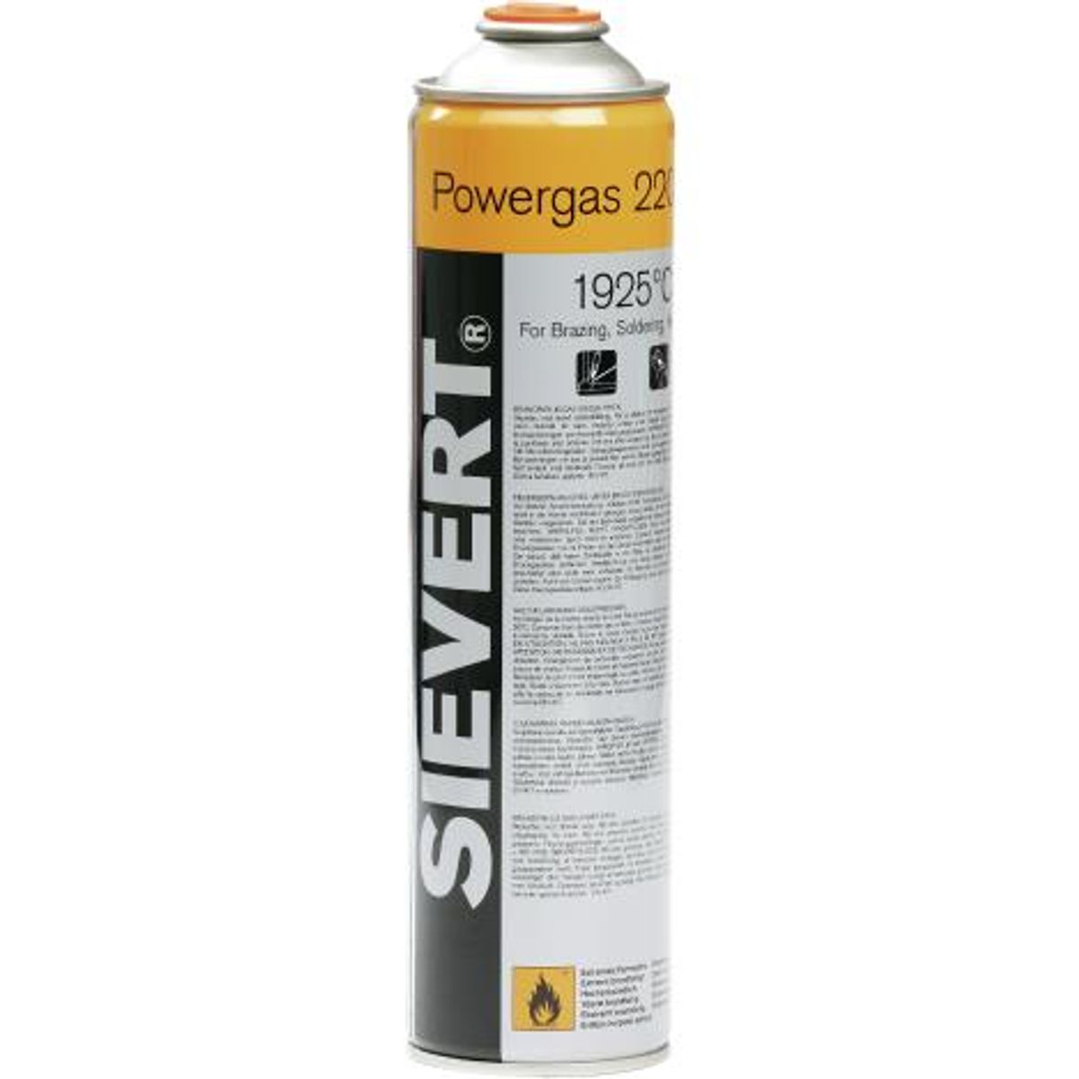 Sievert Powergas 2204-83 - engangs med ventil