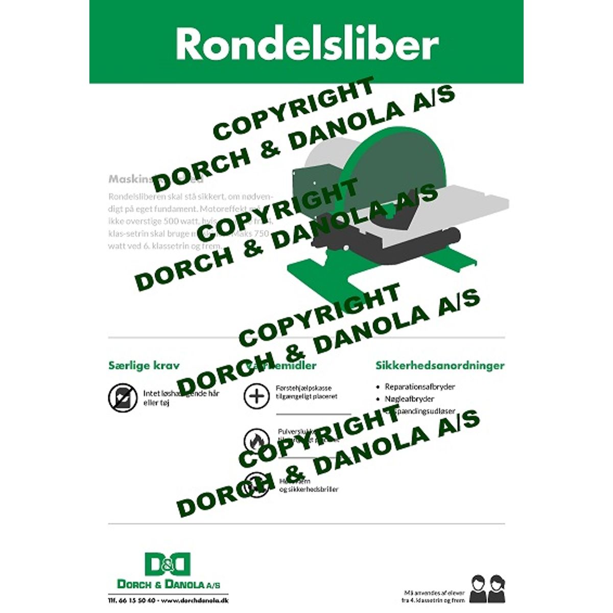 Sikkerhedsplanche rondelsliber