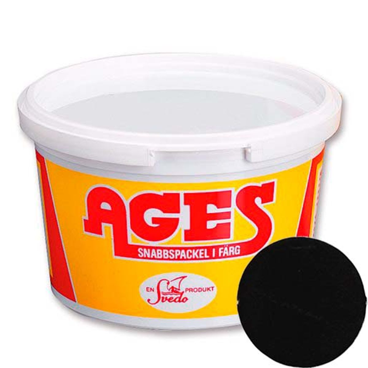 Ages spartelmasse nr.17 Sort 400g