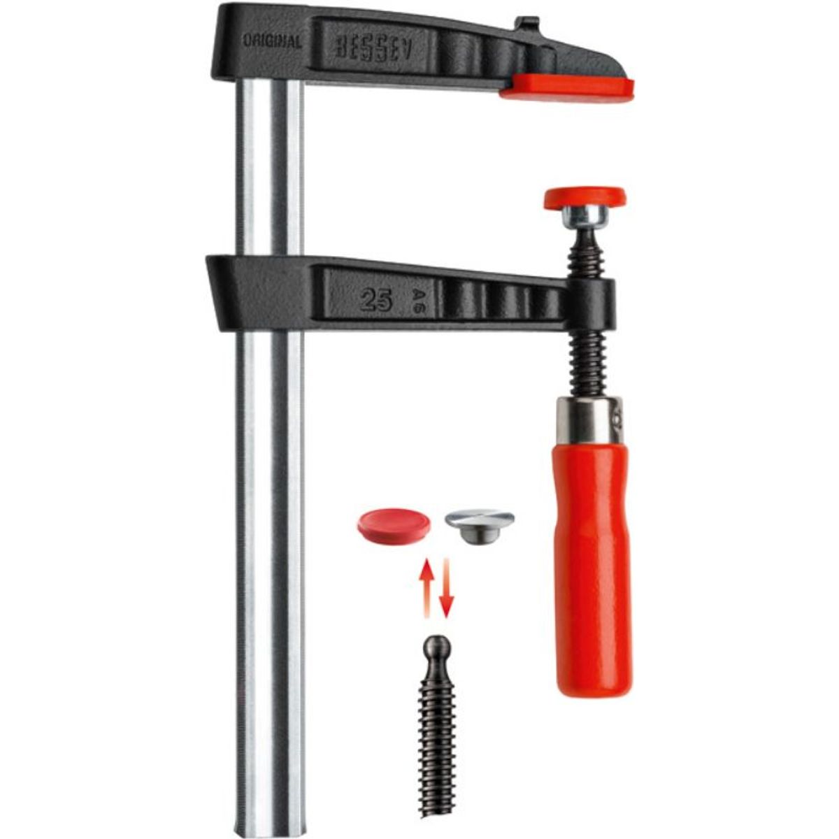 BESSEY Skruetvinge 10 x 5 cm