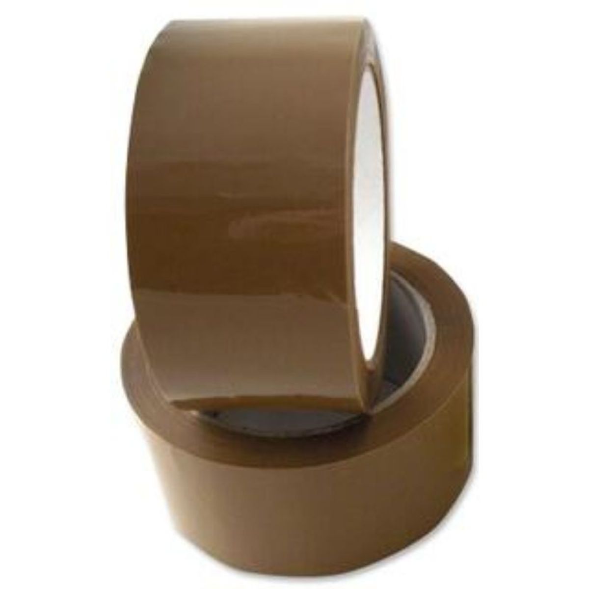 Emballagetape 50 mm x 66 mtr. i brun