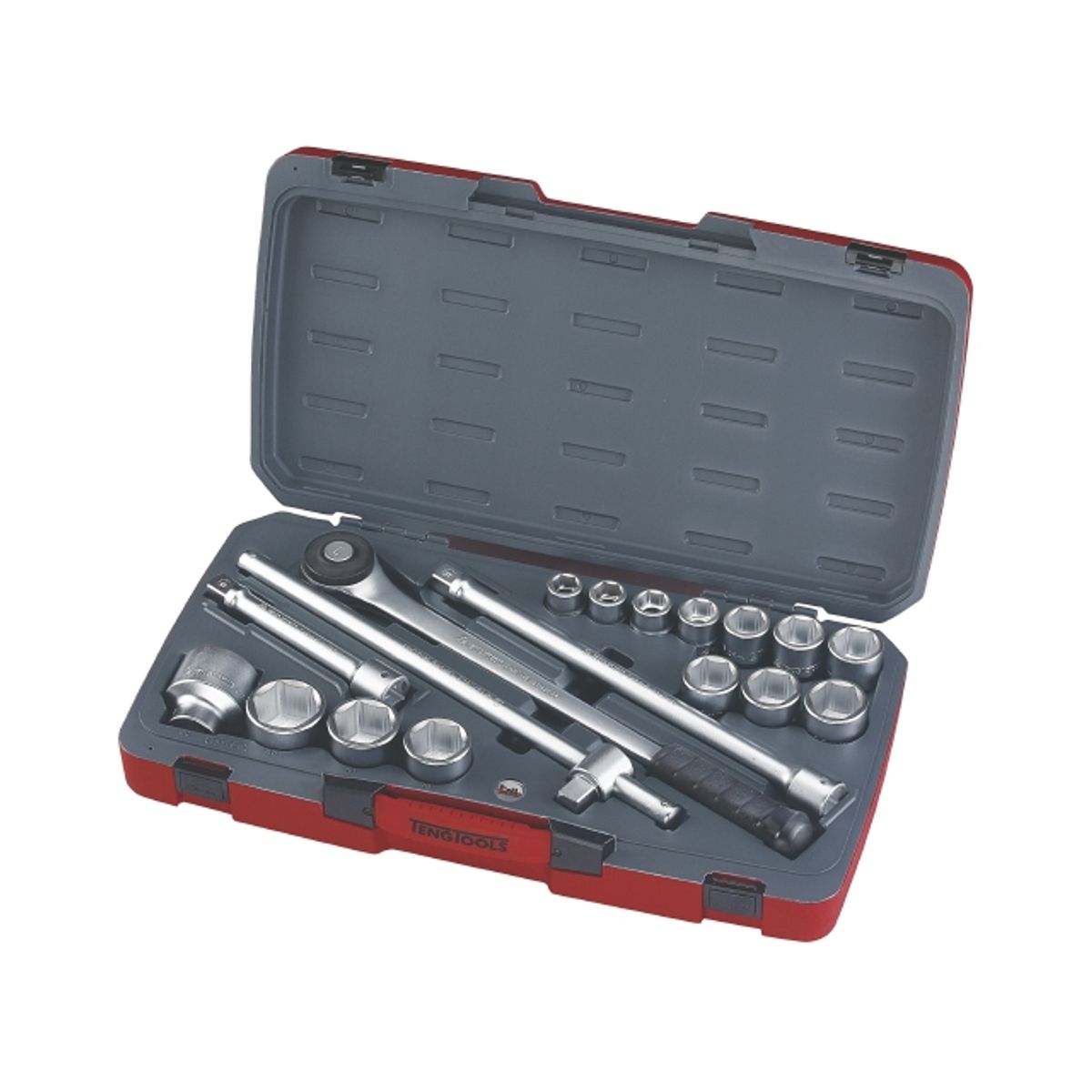 Teng Tools Topnøglesæt 3/4" T3418-6 med 18 dele