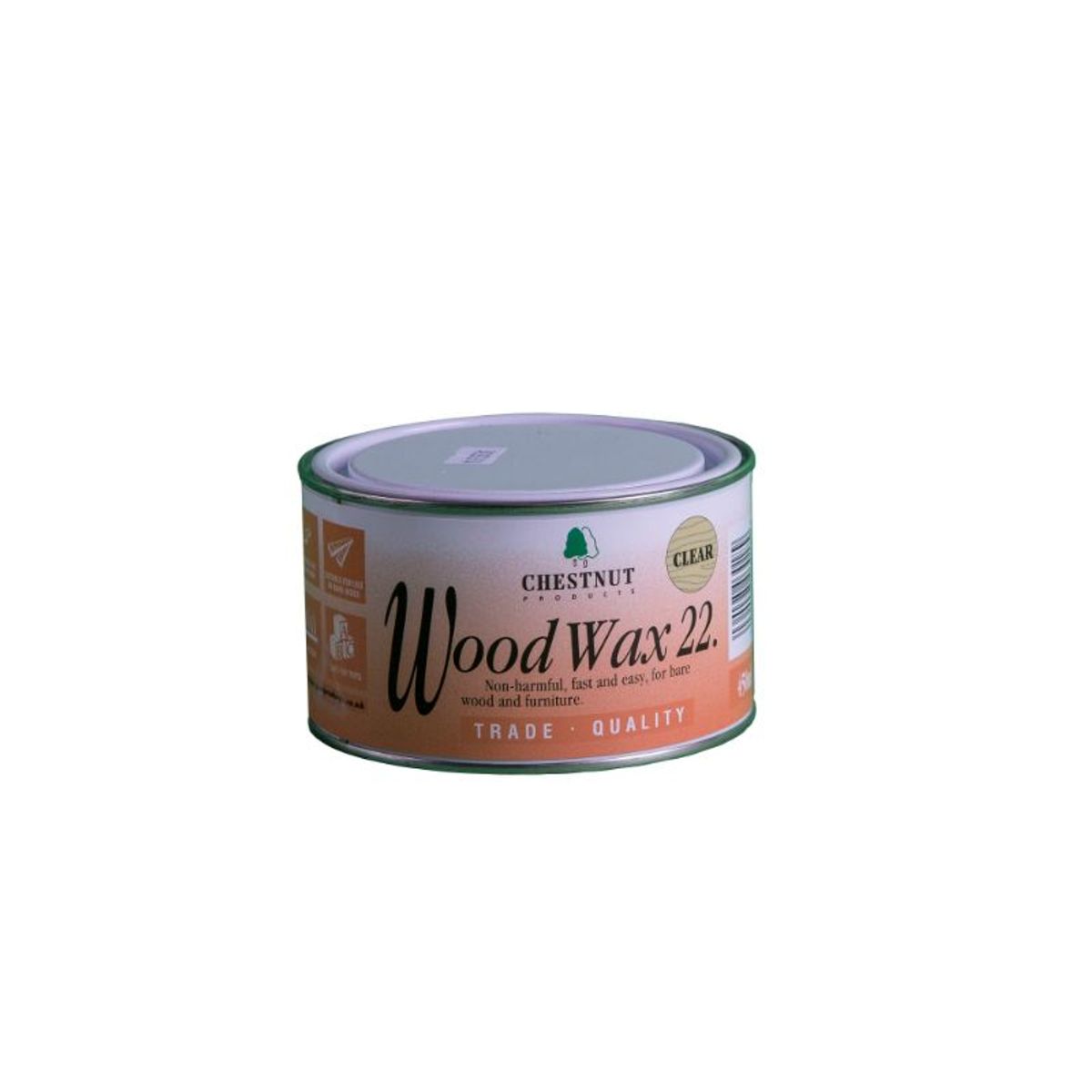 Chestnut Trævoks 22 5 Liter - Medium Brun - (Wood Wax 22)