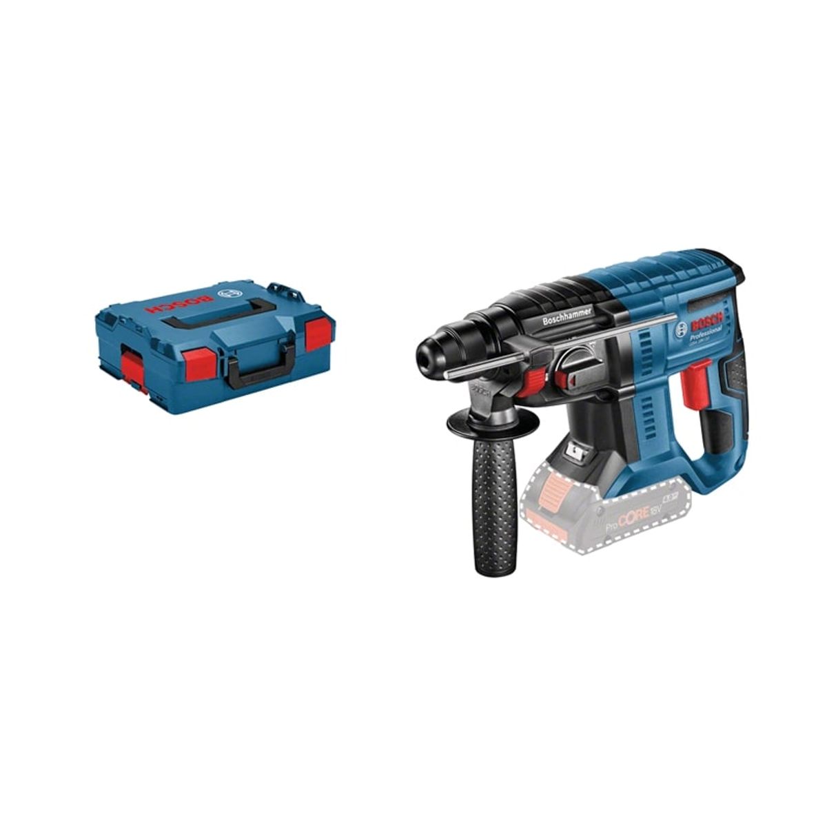 Bosch Akku Borehammer GBH 18V-26 (solo) i L-BOXX