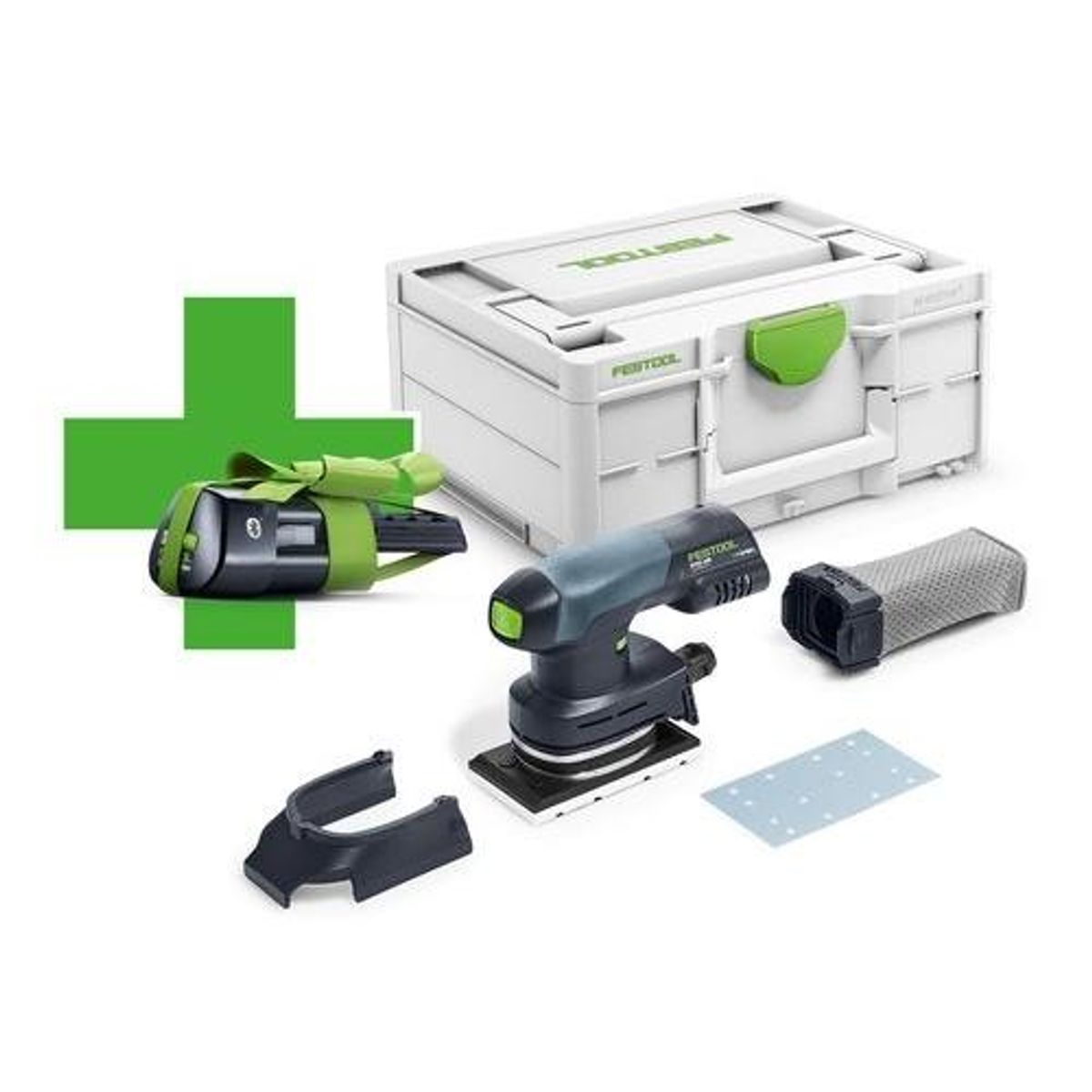 Festool Akku rystepudser RTSC 400-Basic Promo inkl. 1 stk. batteri BP 18 Li 3,1 ERGO-I