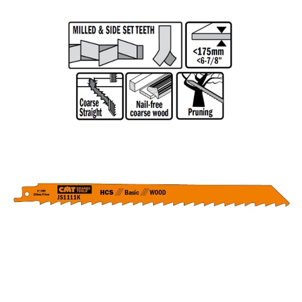 Bajonetklinge 225mm HCS Basic