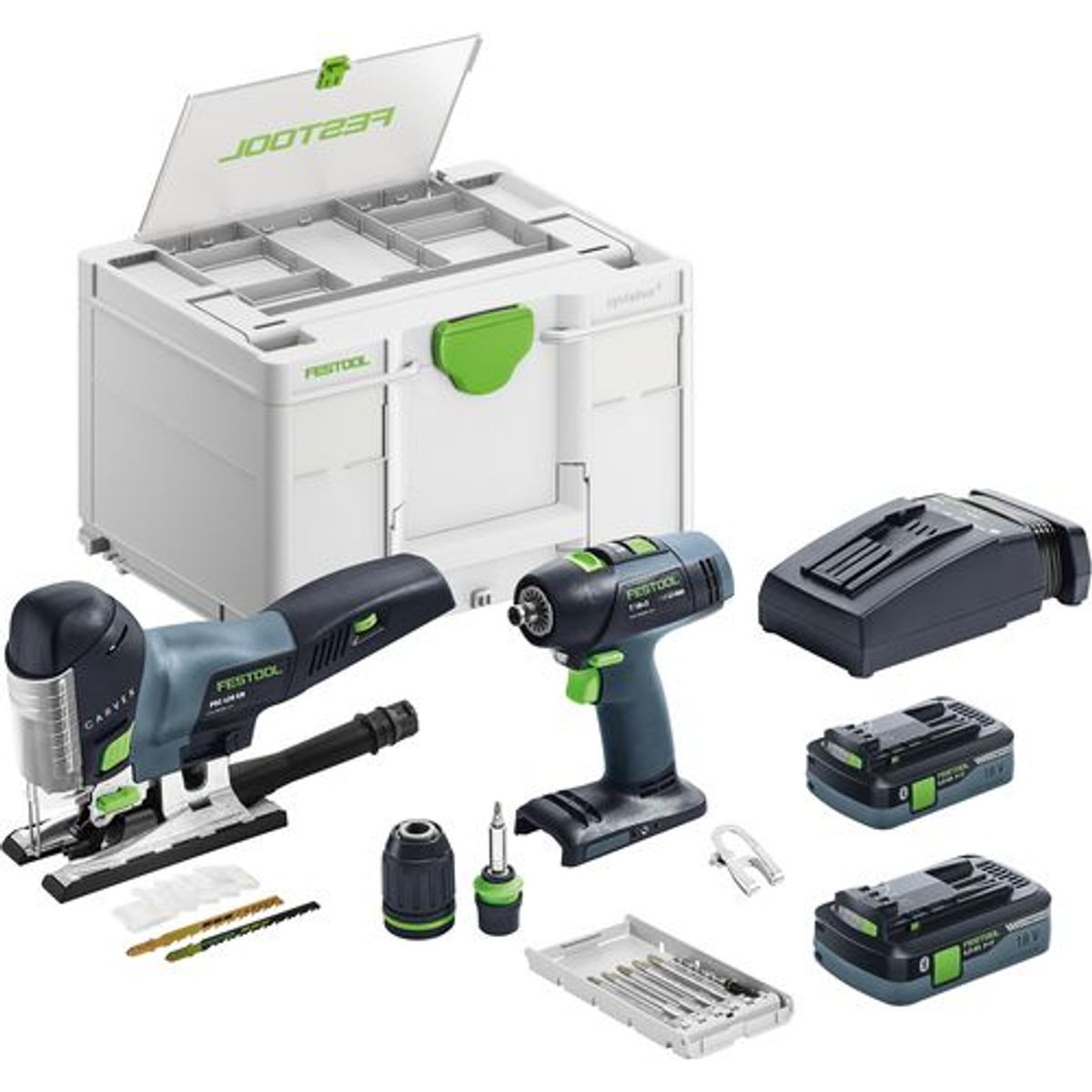 Festool 18 V Håndværkerpakke T 18+3/PSC 420 HPC I-Set