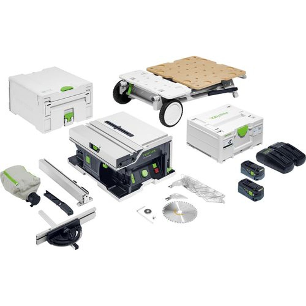 Festool Akku bordrundsav CSC SYS 50 EBI-Set