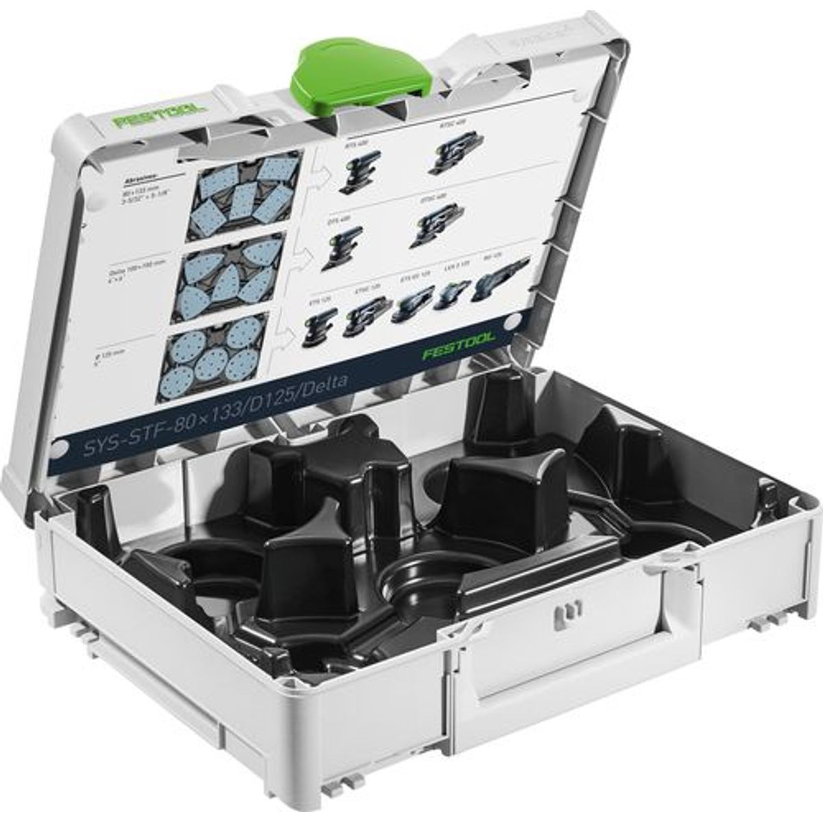 Festool Systainer3 SYS-STF-80x133/D125/Delta til slibepapir