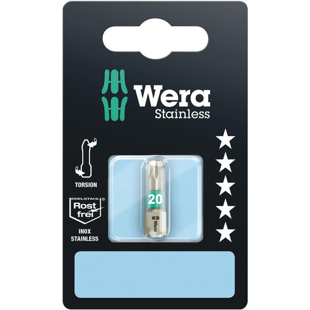 Wera 3867/1 TS SB TORX ® bits, rustfri stål