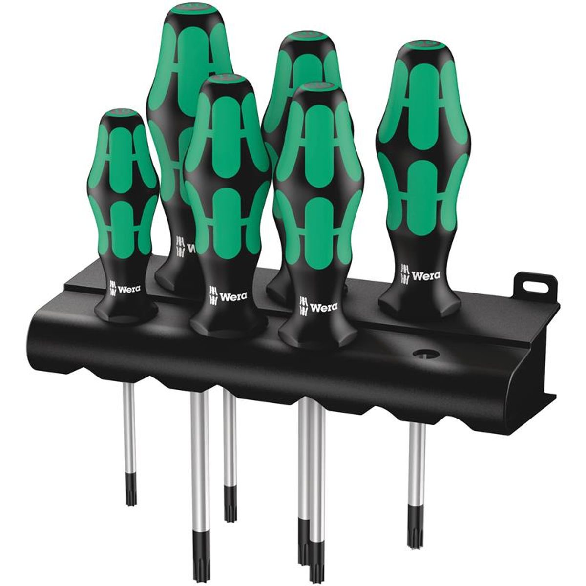 Wera 367/6 TORX ® Skruetrækkersæt Kraftform Plus + rack