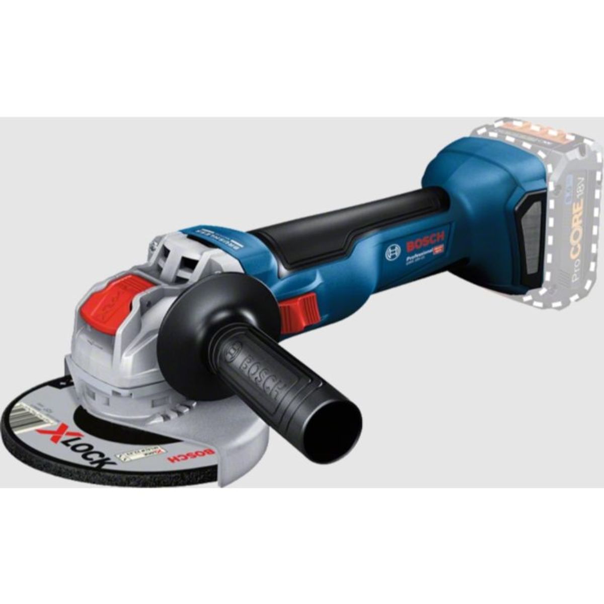 Bosch Akku vinkelsliber GWX 18V-10 solo X-lock