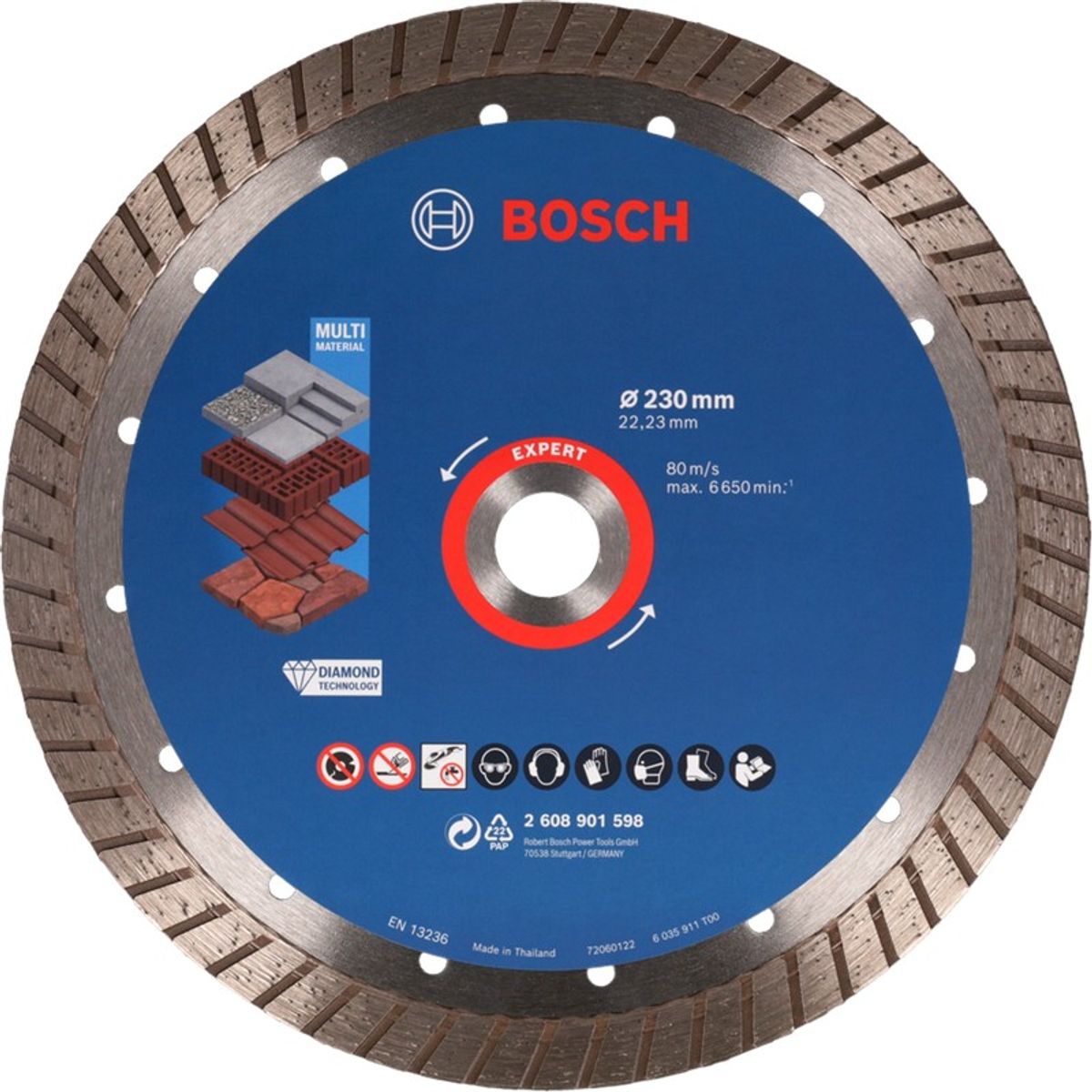 Bosch Diamantskive 230mm EXP TURBO MULTI XL