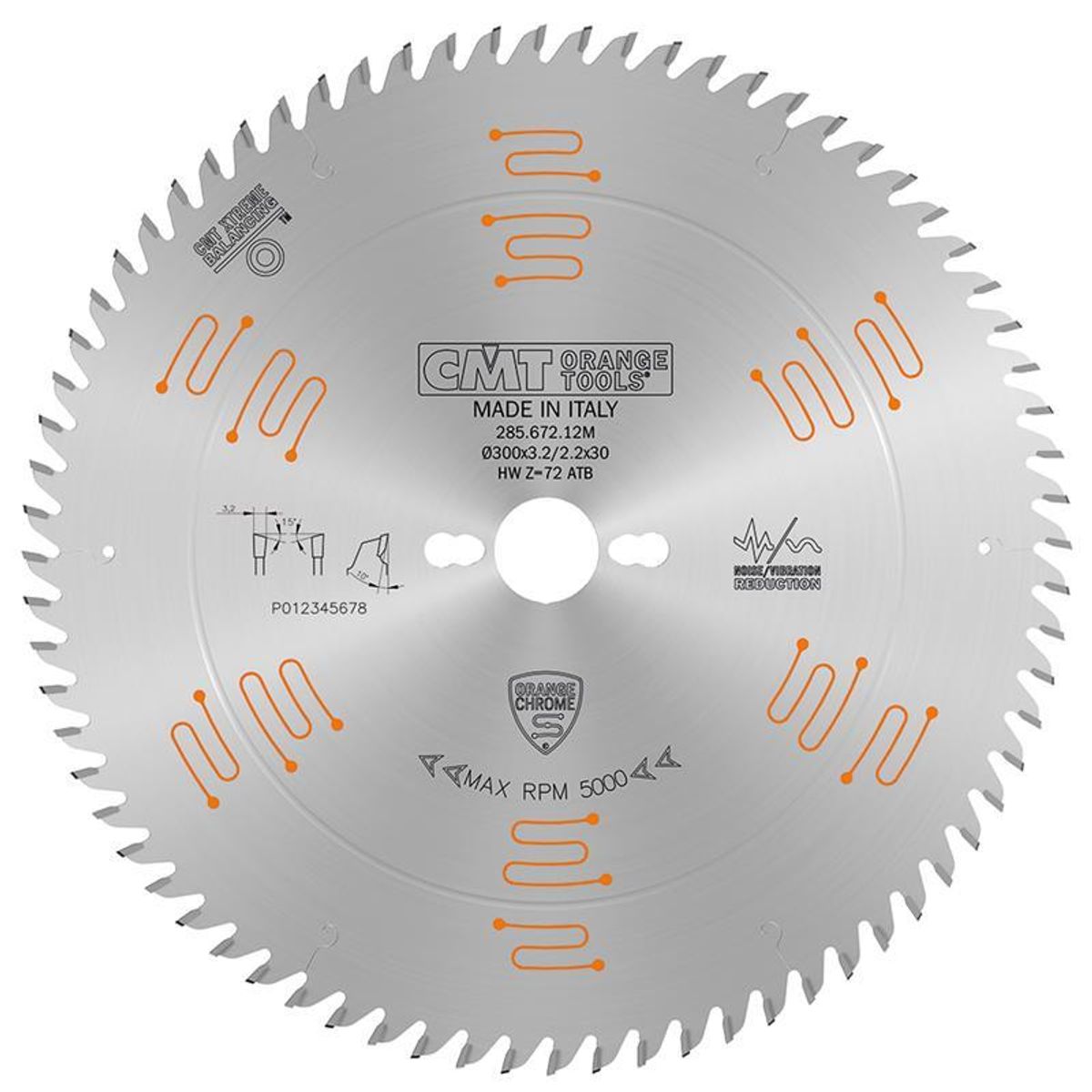 CMT savklinge 216x2,3x30 Z48 W Neg Chrom