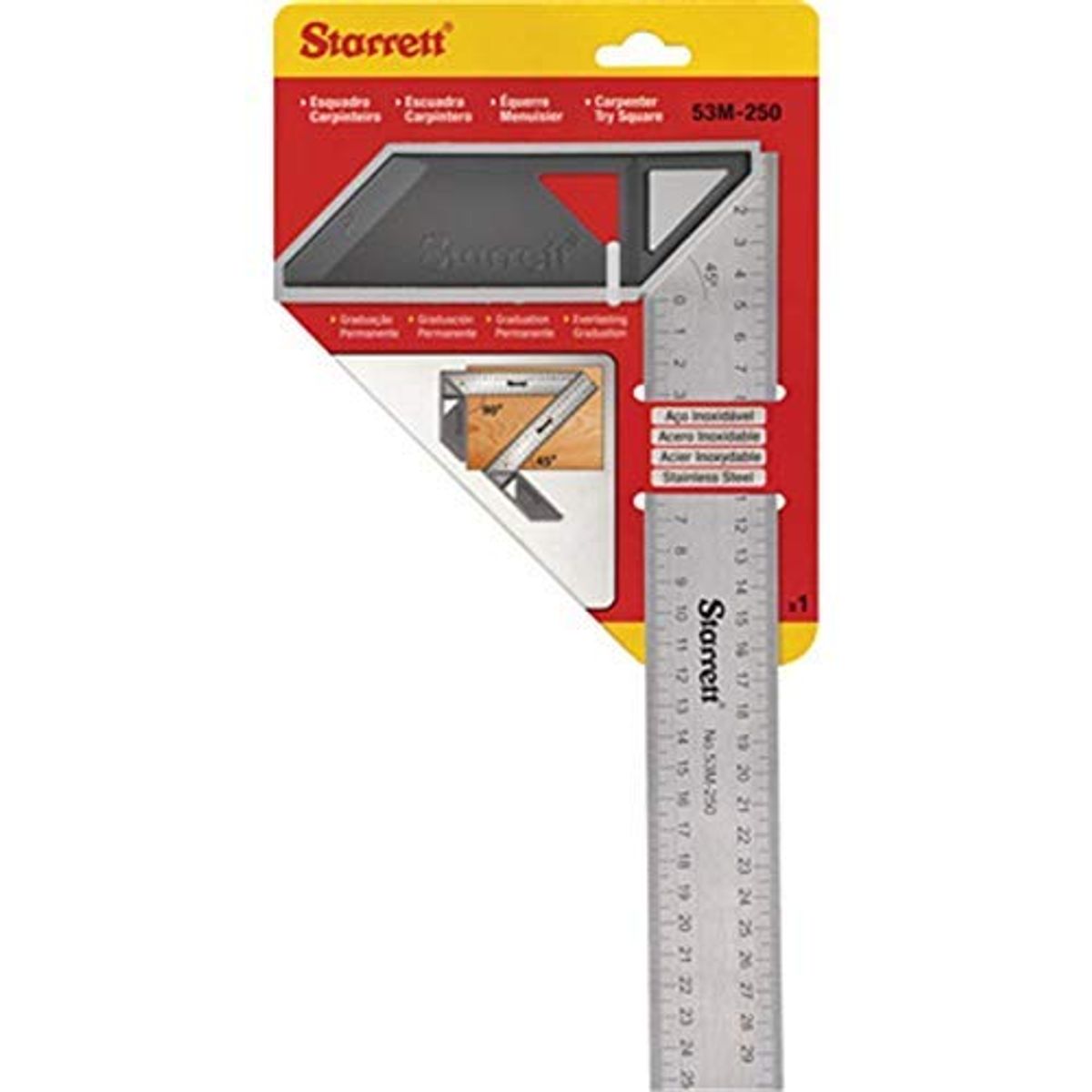 Starrett Bænkvinkel K53M-250-S 250mm