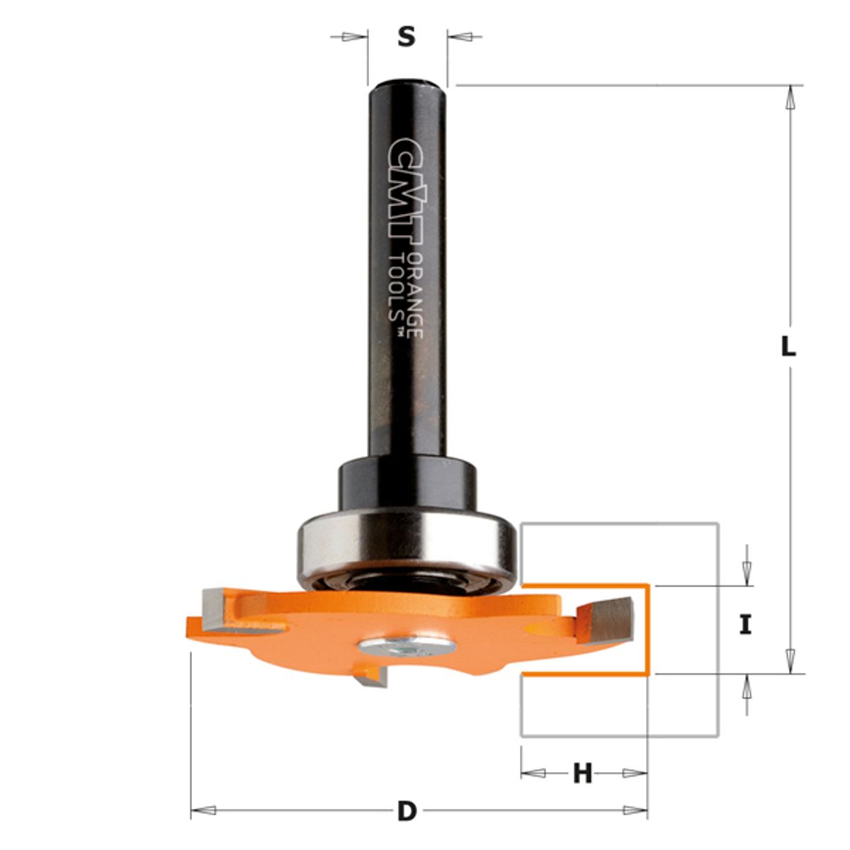 CMT Slidsfræser HM 47x3,0 m/holder K8