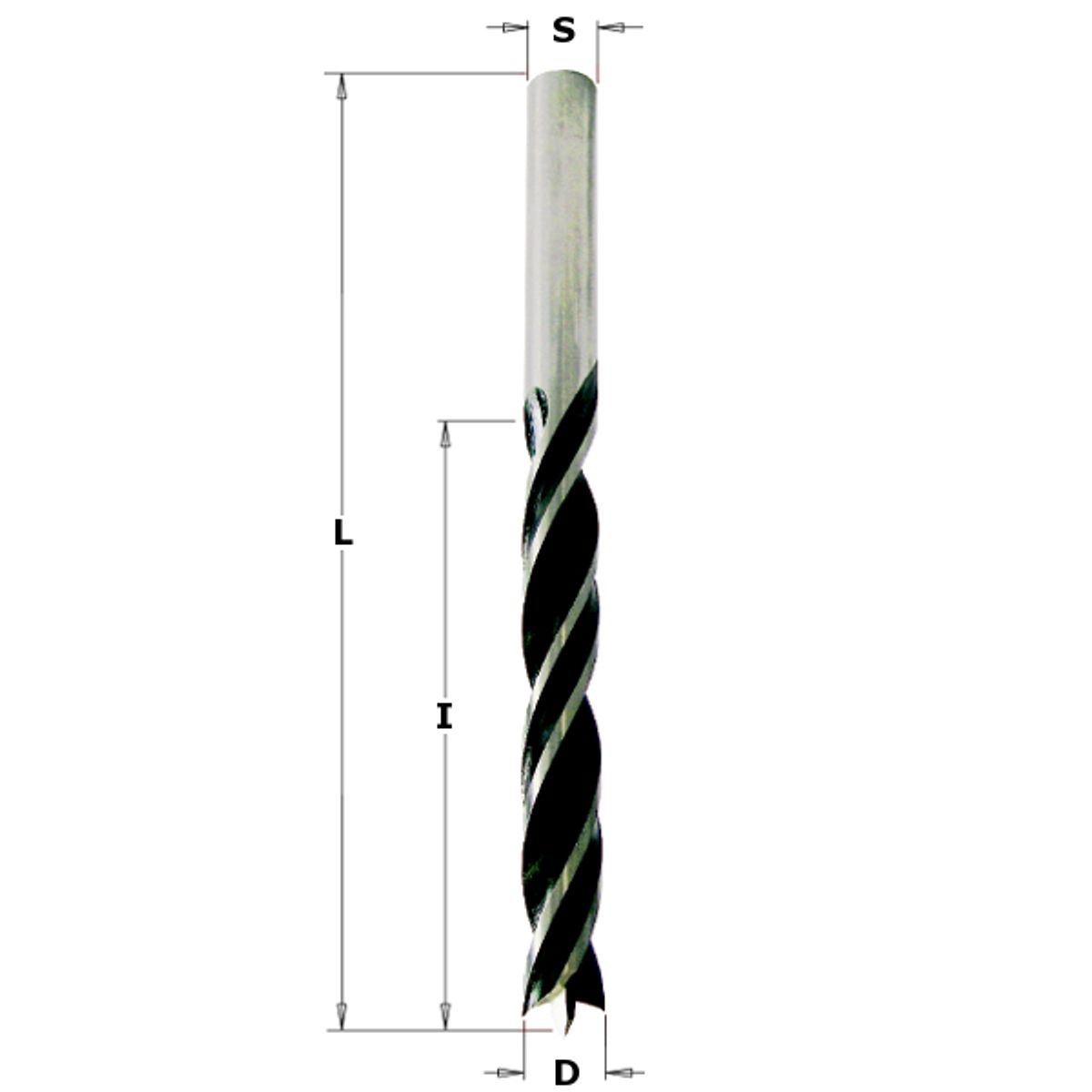 CMT Spiralbor HSS 4x43/75 H