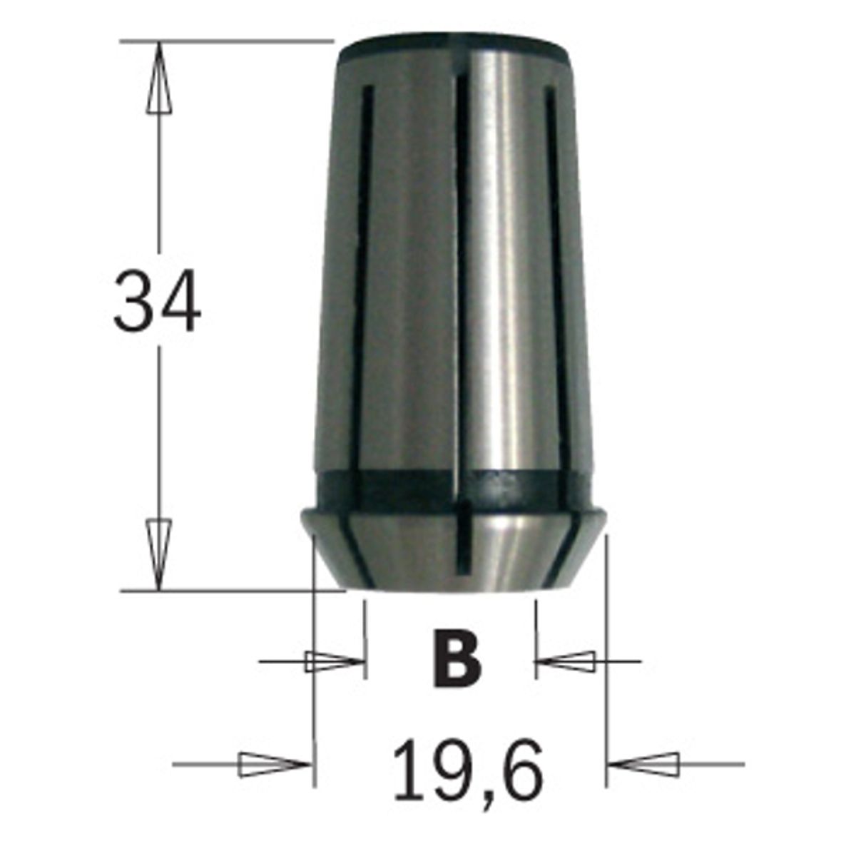 CMT Spændebøsning CMT 1E/2E 12 mm