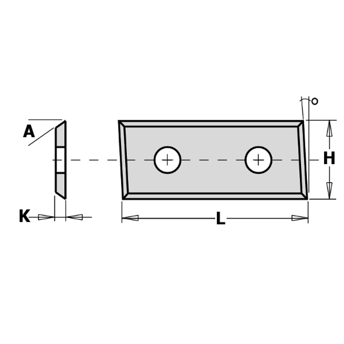 CMT Vendeplatte 48,3x12x1,5 3 ° CMT