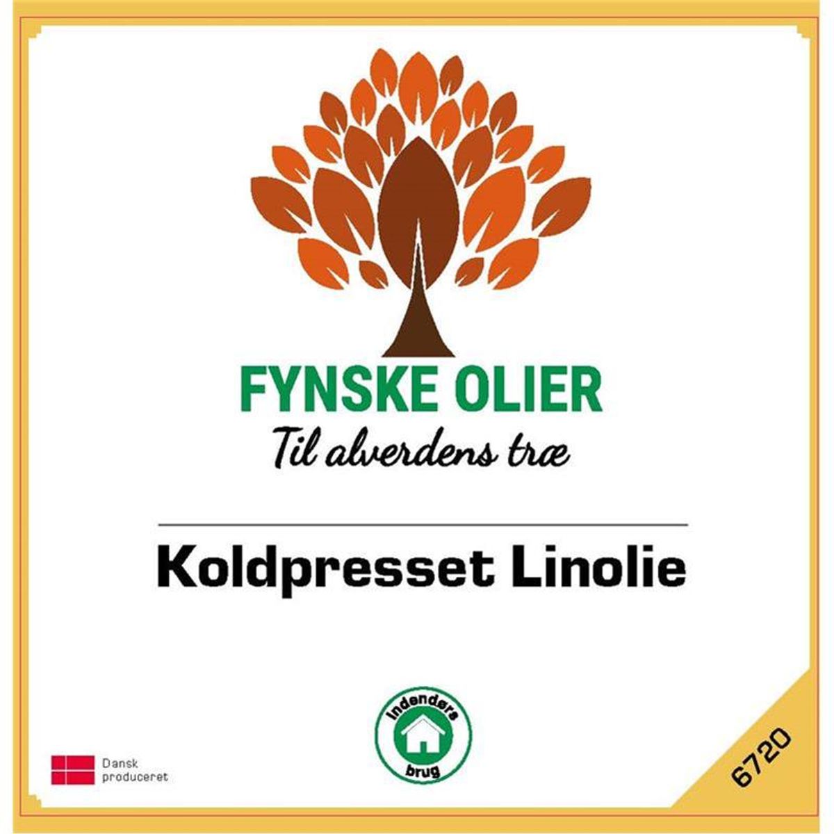 Fynske Olier Koldpresset Linolie 5 Liter 6720