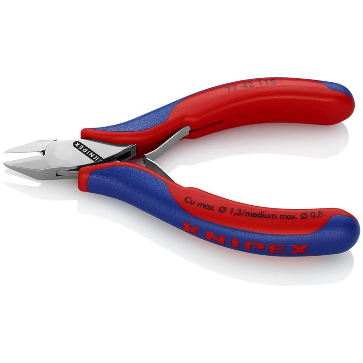 Knipex Elektronik-skævbider med flerkomponent-håndtag 115 mm