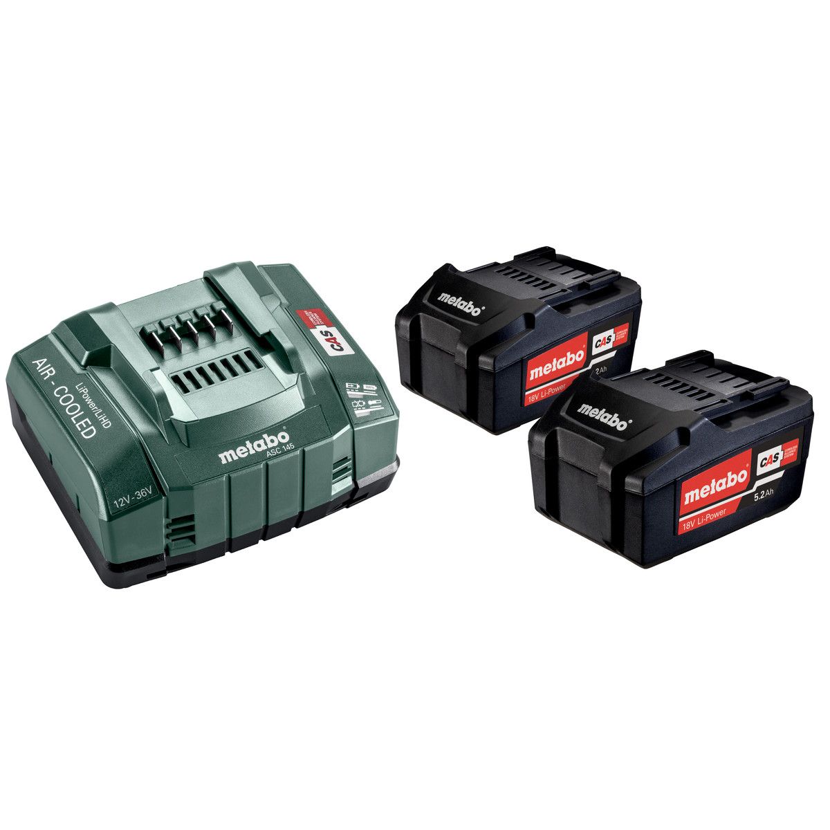 Metabo batterisæt BASIC-SET 2 x 5,2 Ah 18V