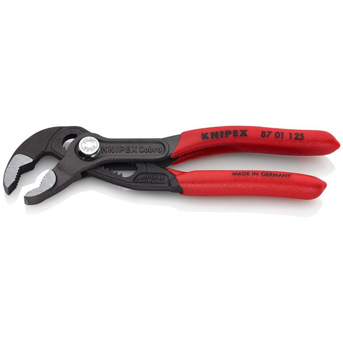 Knipex KNIPEX Cobra ® Hightech-vandpumpetang grå atramenteret, betrukket med skridhæmmende kunststof 125 mm