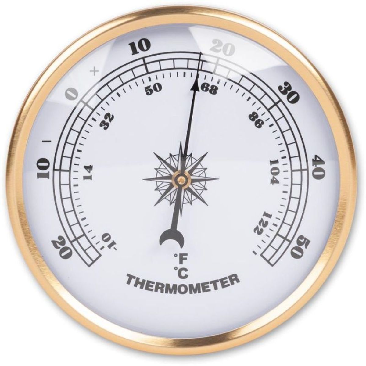 CraftProKits Messing Termometer - 85 mm