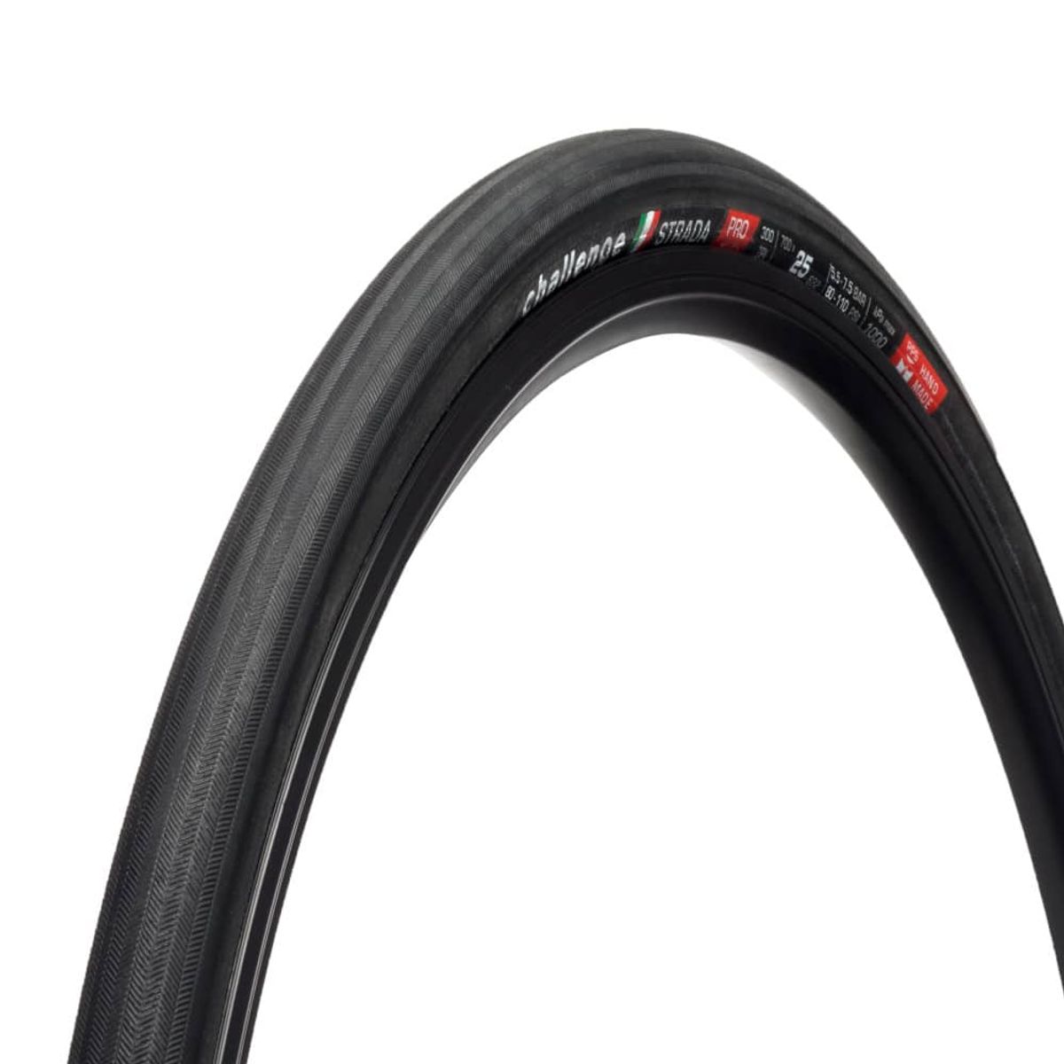 Challenge Strada Pro Clincher Racerdæk 700x27c Sort