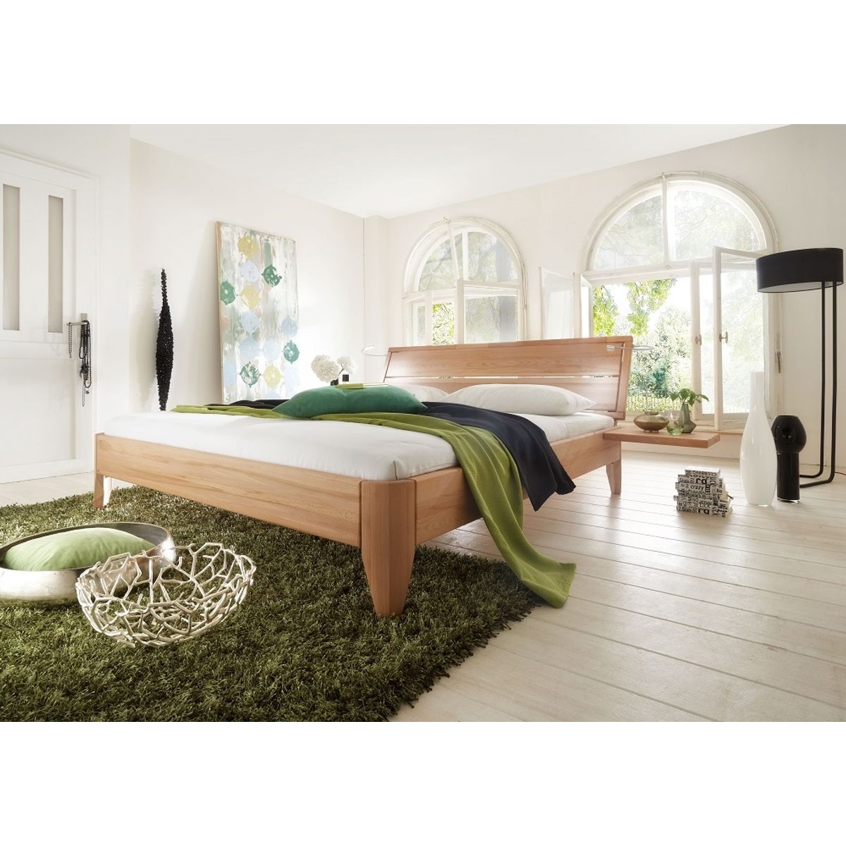 Tjørnbo - Easy Sleep sengeramme gavl NR. 2 - 90 x 200 cm (90x210/220 cm) - Egetræ / Kernebøg