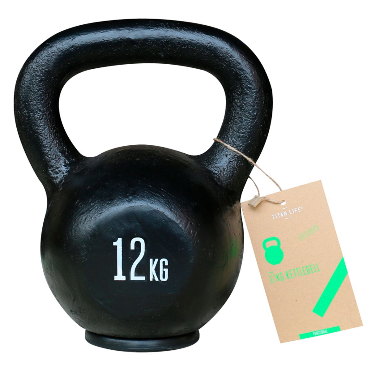 Titan LIFE Kettlebell 12 kg. (Støbejern)