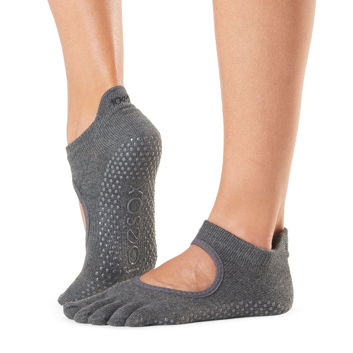 Toesox Fulltoe Bellarina Grip (Koksgrå - M)