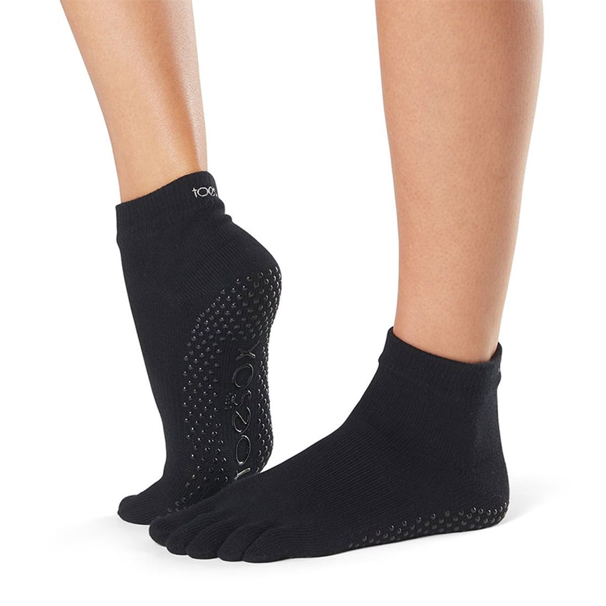 ToeSox til Yoga & Pilates (Sort - S)