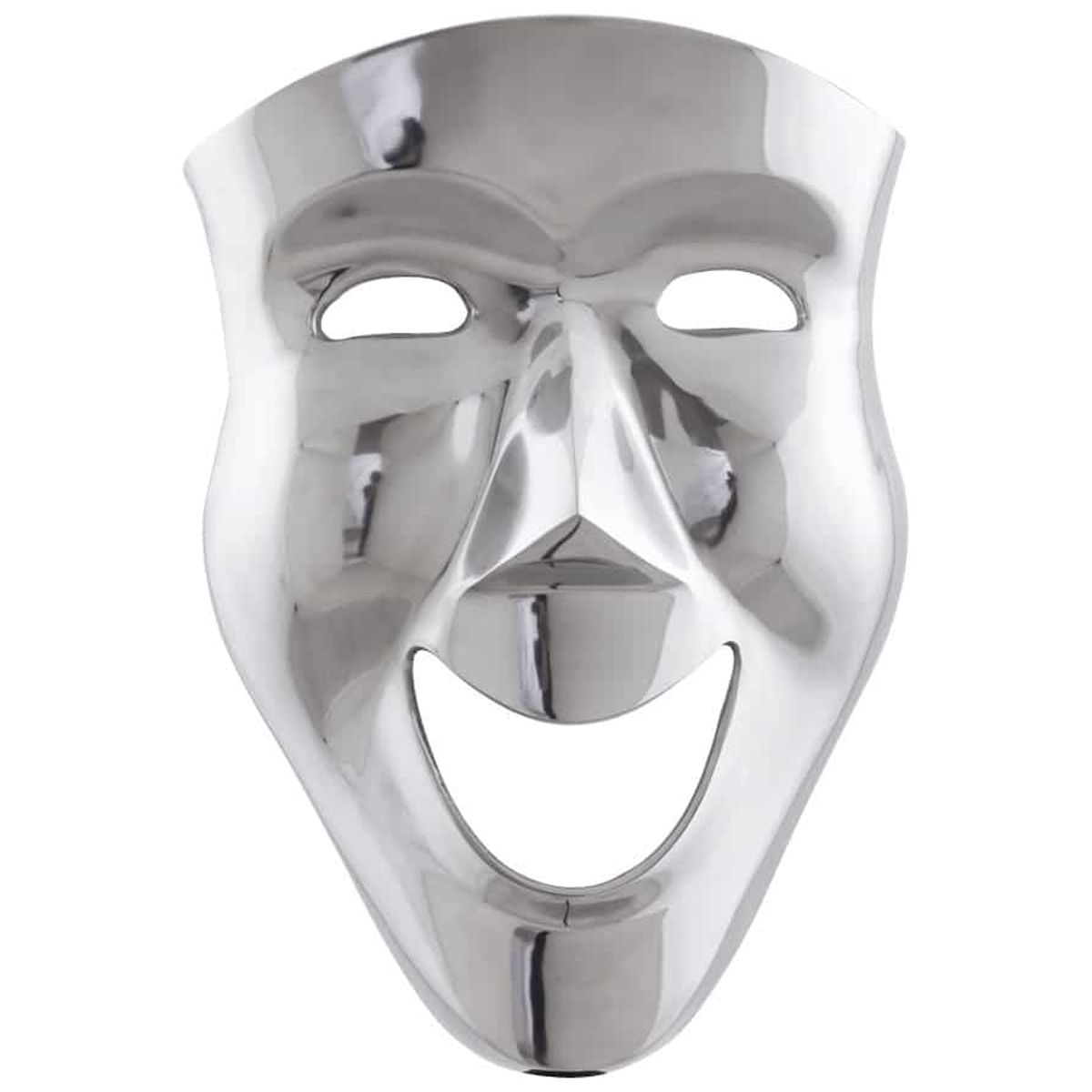 Maske i poleret aluminium