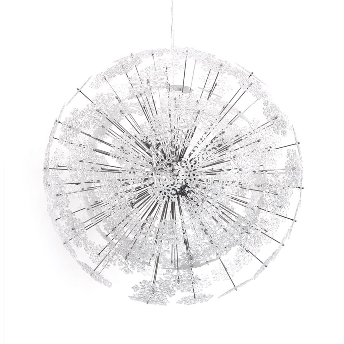 Loftslampe SNOWFLAKE Krom