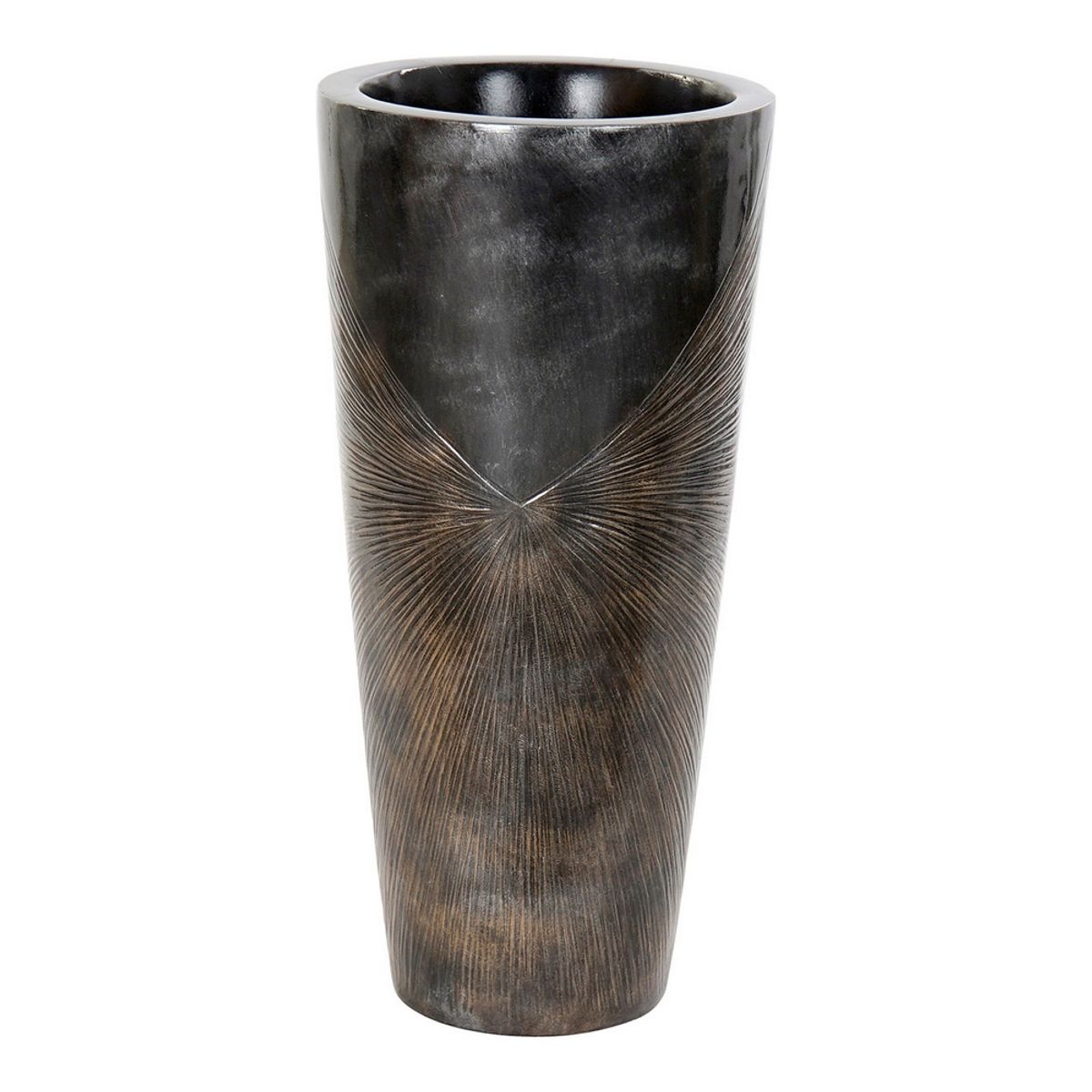 Vase i fiber 71 cm høj (33.5 x 33.5 x 71 cm)