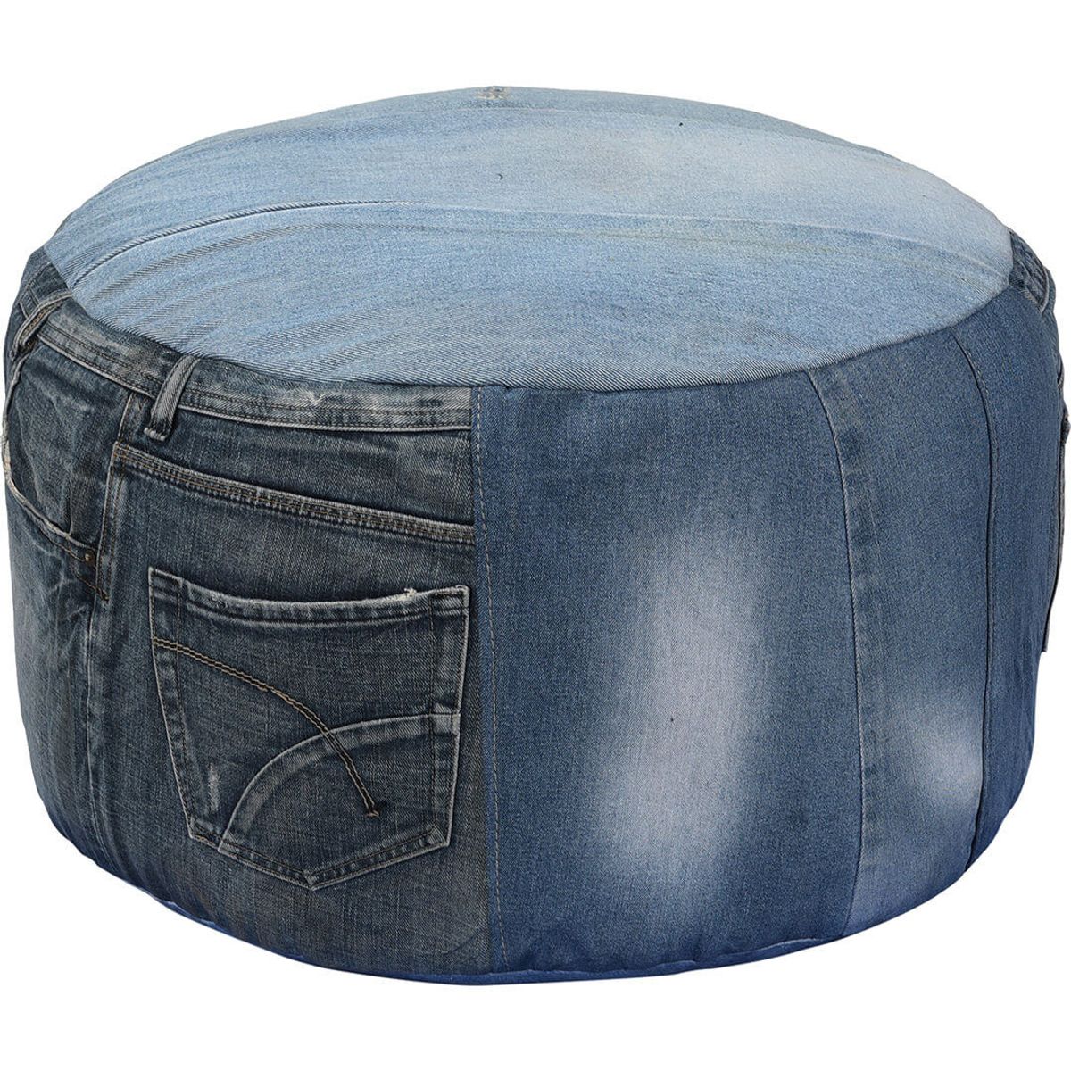 Denim puf - Ø54 cm