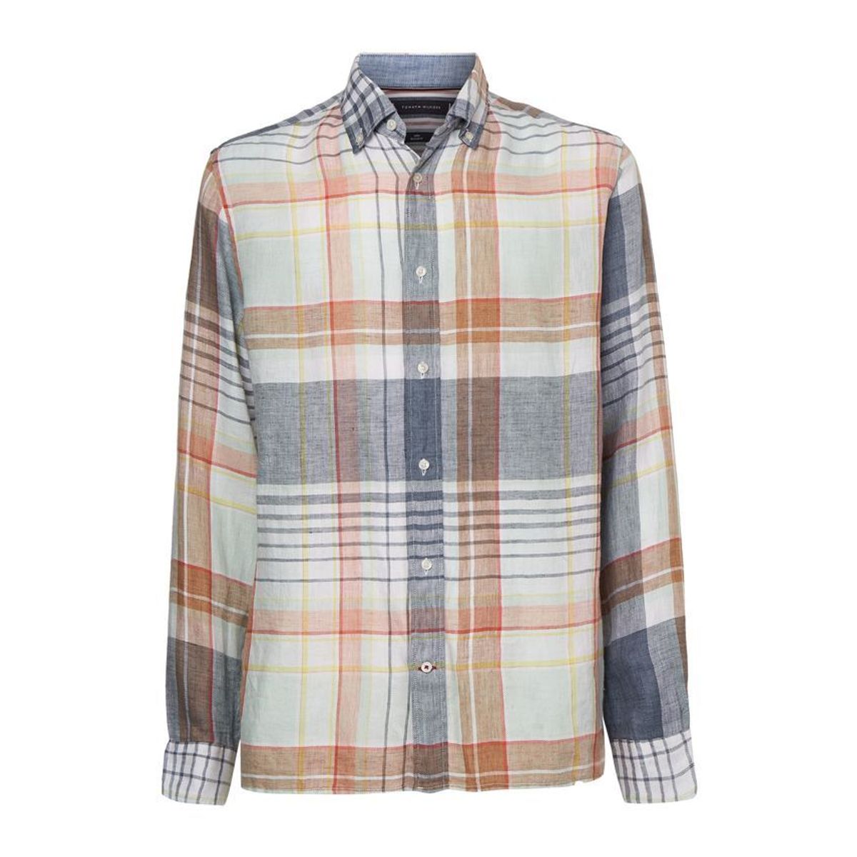 PIGMENT DYED LINEN CHK RF SHIRT