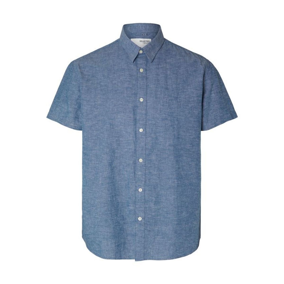 SLHREGNEW-LINEN SHIRT SS CLASS