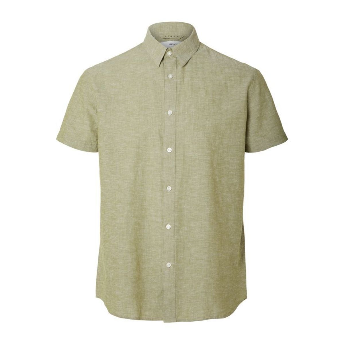 SLHREGNEW-LINEN SHIRT SS CLASS