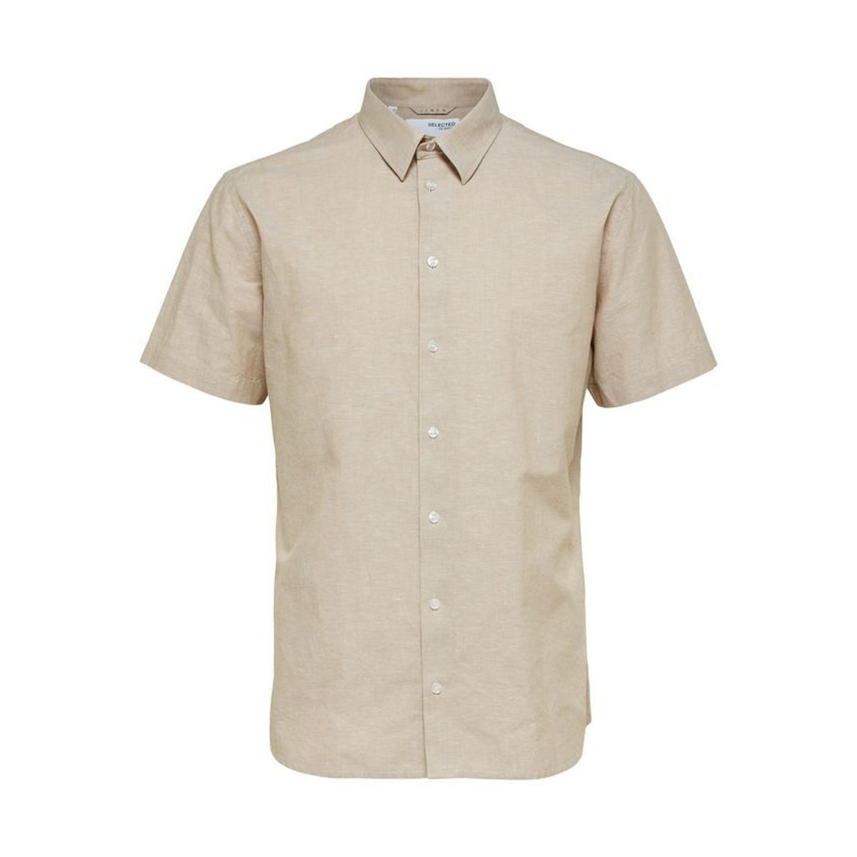 SLHREGNEW-LINEN SHIRT SS CLASS