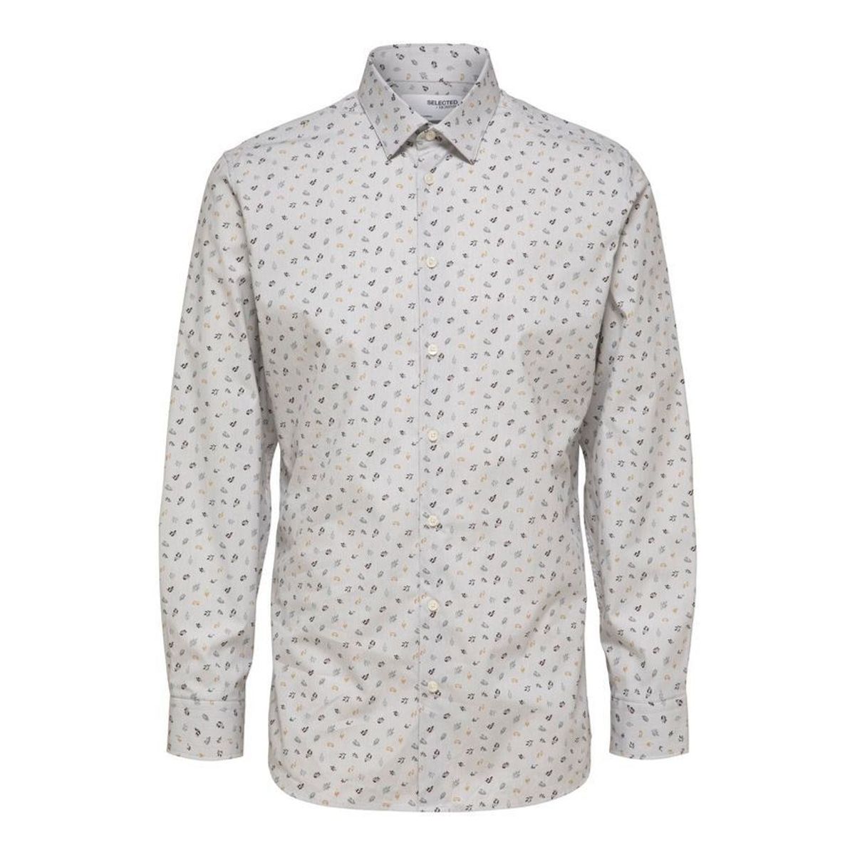 SLHSLIMHUGO-AOP SHIRT LS CLASSIC B