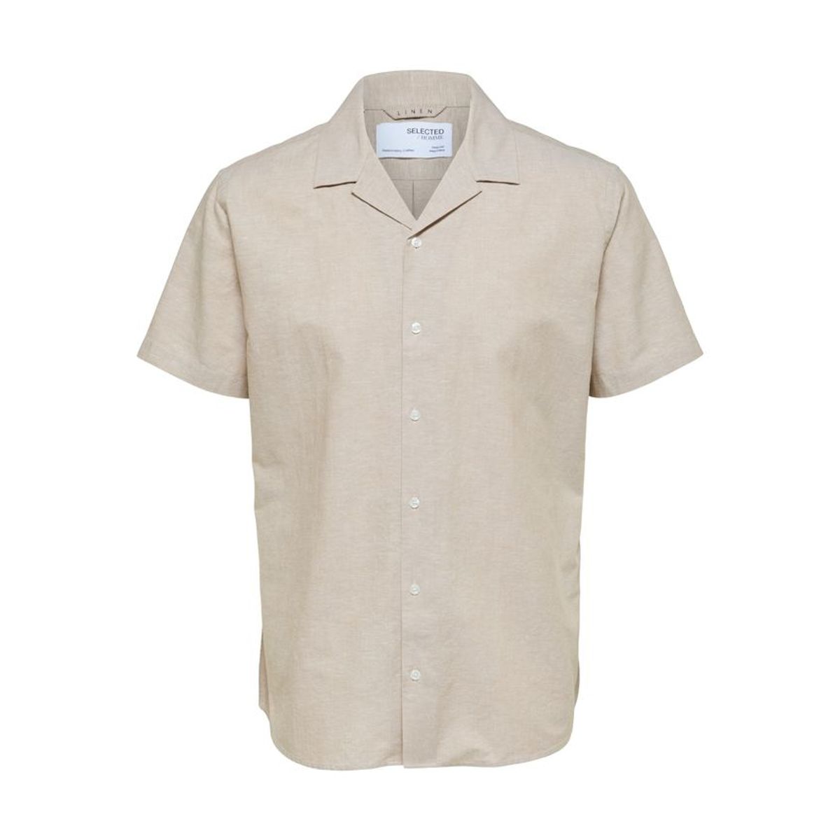 SLHREGNEW-LINEN SHIRT SS RESORT W