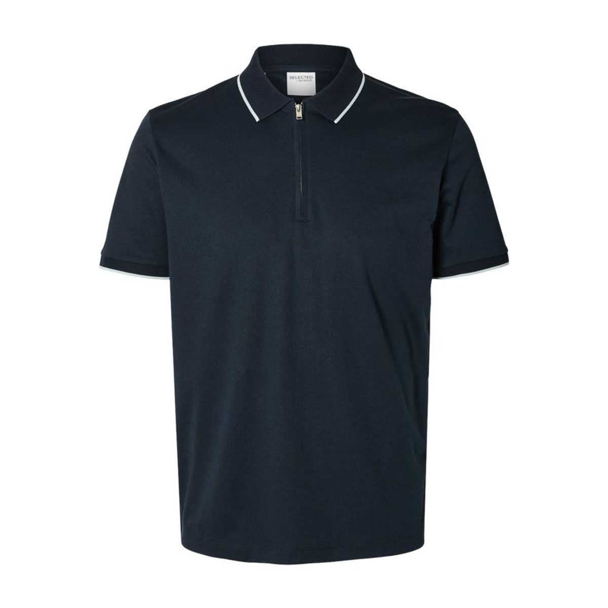 SLHFIGO ZIP SS POLO B