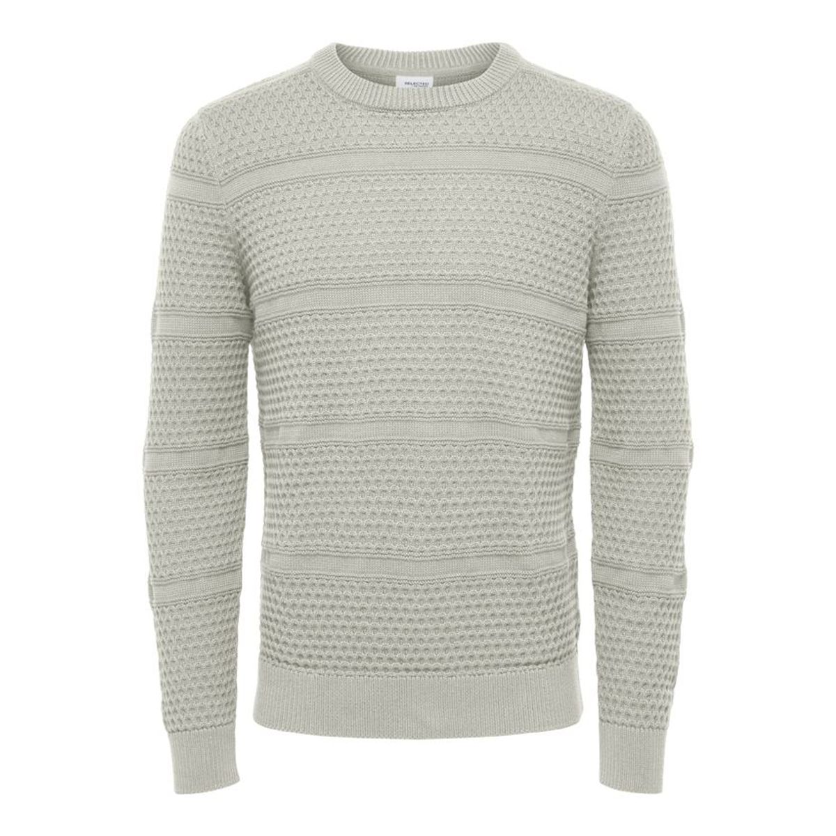 SLHREMY LS KNIT STRIPE CREW NECK W