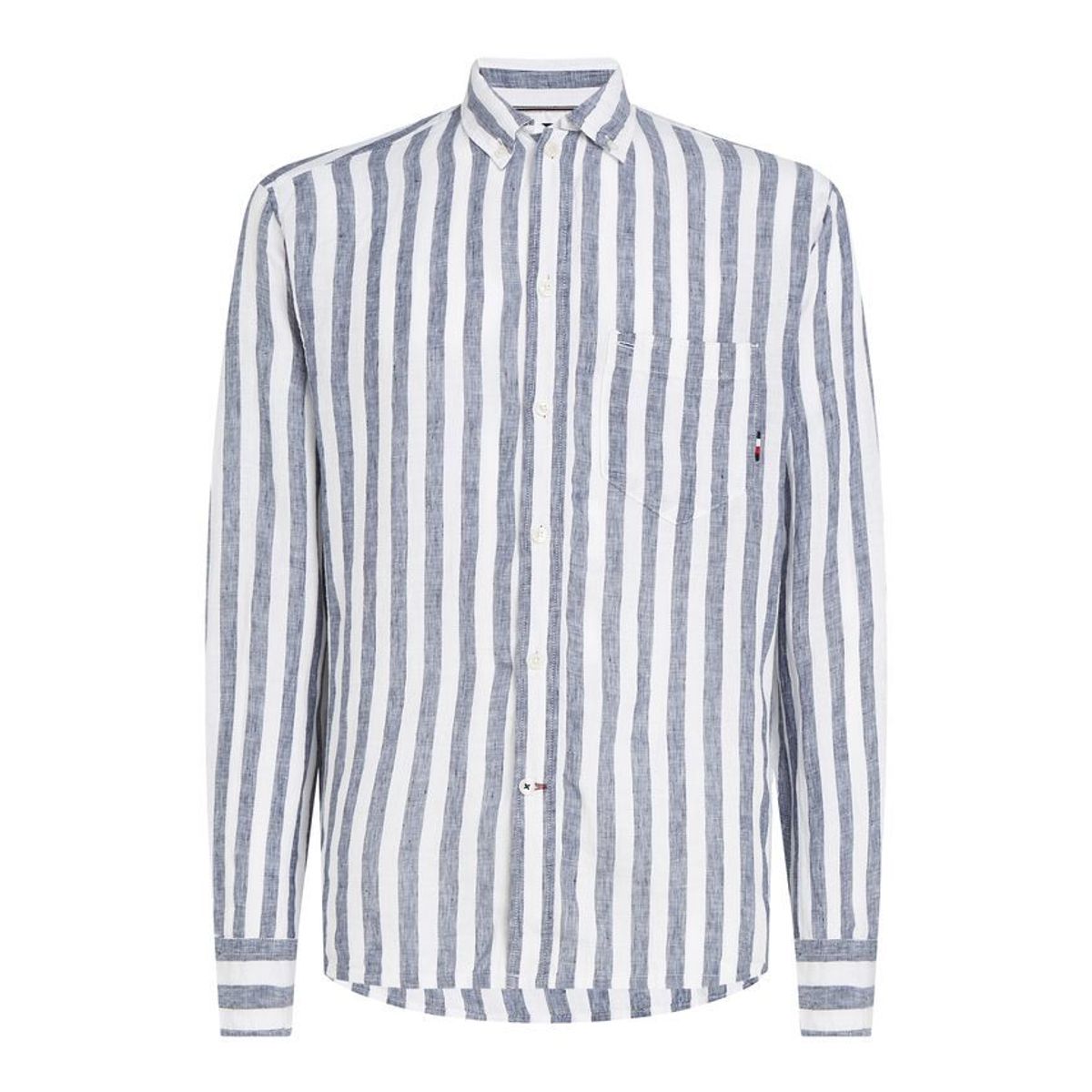 BRETON LINEN STRIPE CF SHIRT