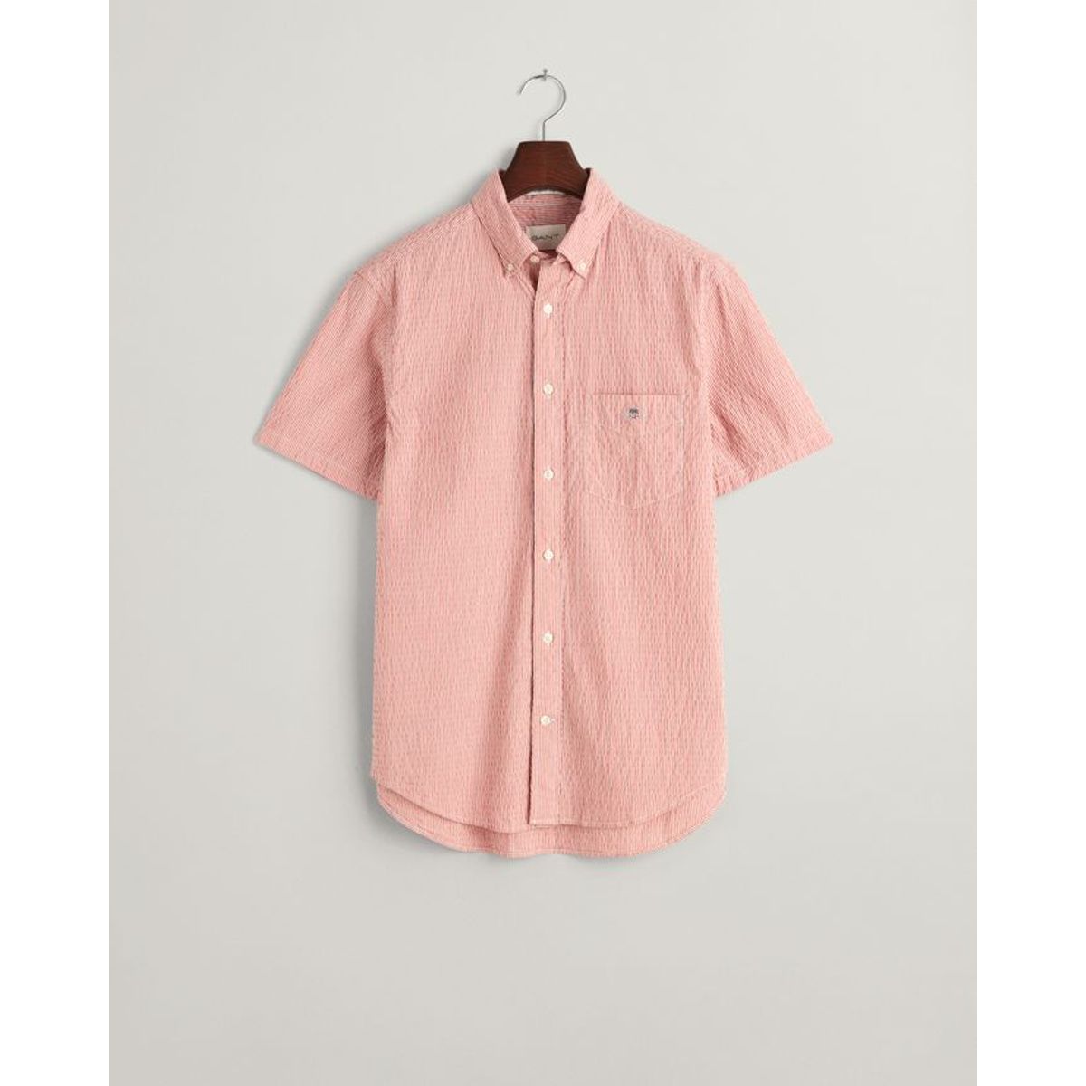 REG SEERSUCKER STRIPE SS SHIRT