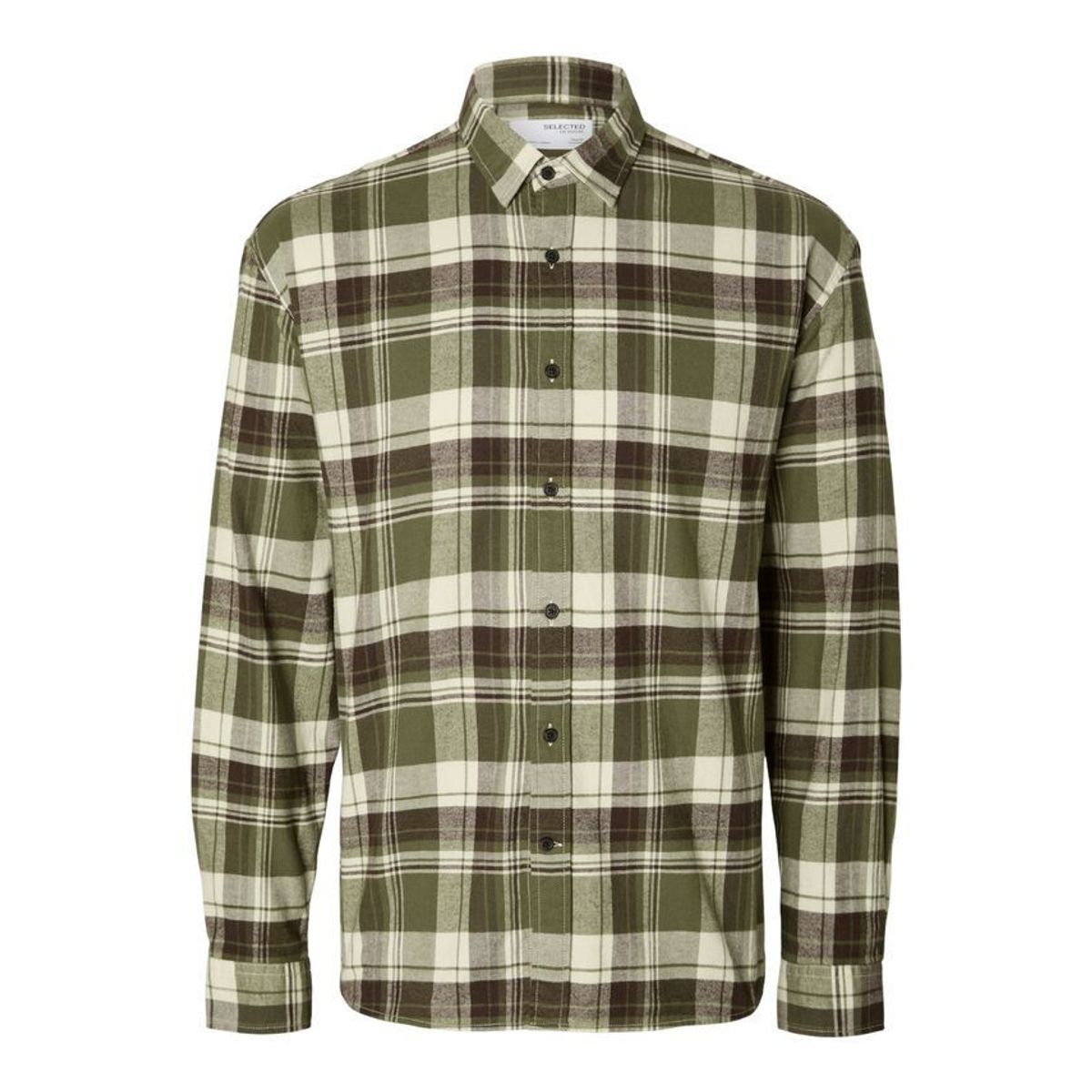 SLHREGOWEN-FLANNEL SHIRT LS CHECK W