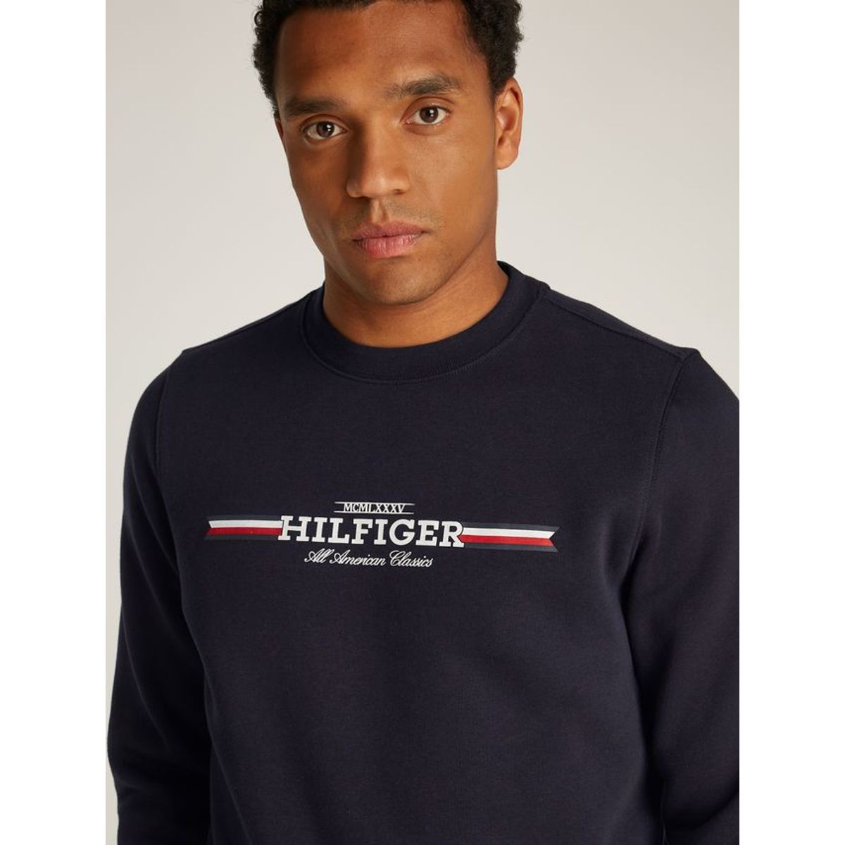 HILFIGER STRIPE SWEATSHIRT